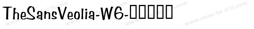 TheSansVeolia-W6字体转换