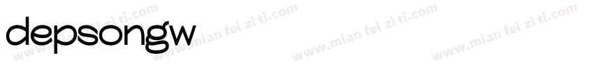 depsongw5字体转换