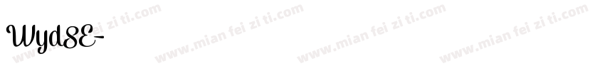 Wyd8E字体转换
