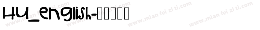 Hu_english字体转换