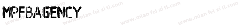 MpFBaGency粗体转换字体转换
