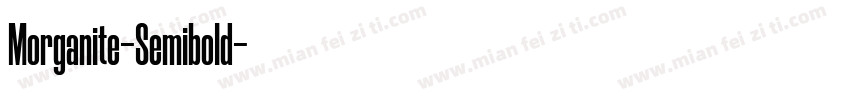 Morganite-Semibold字体转换