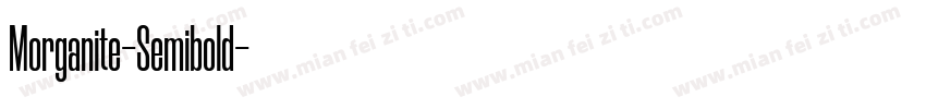 Morganite-Semibold字体转换
