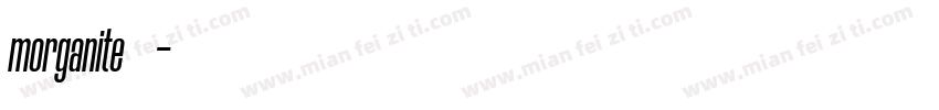 morganite字体下载字体转换