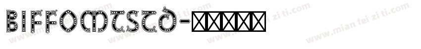 BiffoMTStd字体转换