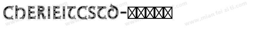 CherieITCStd字体转换
