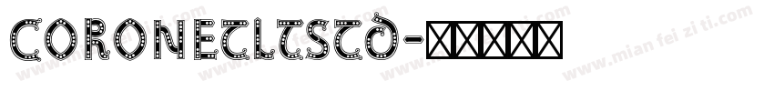 CoronetLTStd字体转换