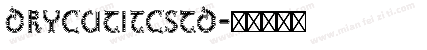 DrycutITCStd字体转换