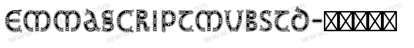 EmmascriptMVBStd字体转换