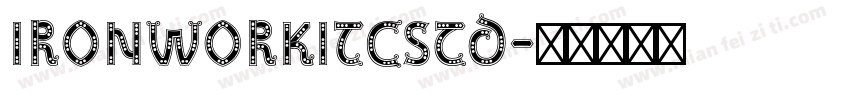 IronworkITCStd字体转换