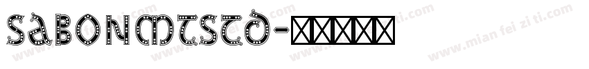 SabonMTStd字体转换