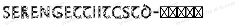 SerengettiITCStd字体转换