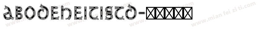 abodeheitistd字体转换