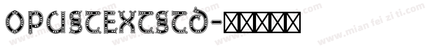 opustextstd字体转换