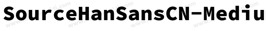 SourceHanSansCN-Medium-GBpc-EUC-H字体转换