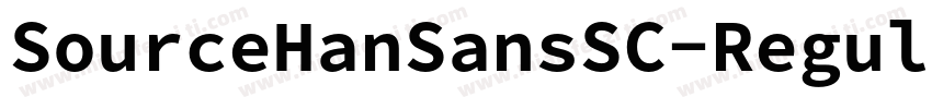 SourceHanSansSC-Regular-常规字体转换