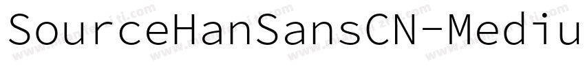 SourceHanSansCN-Medium-GBpc-EUC-H字体转换
