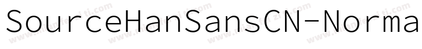 SourceHanSansCN-Normal-GBpc-EUC-H字体转换
