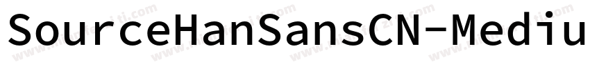 SourceHanSansCN-Medium-GBpc-EUC-H字体转换