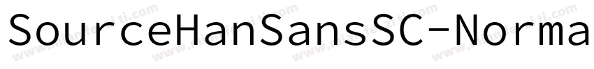 SourceHanSansSC-Normal-Identity-H字体转换