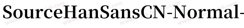 SourceHanSansCN-Normal-GBpc-EUC-H字体转换