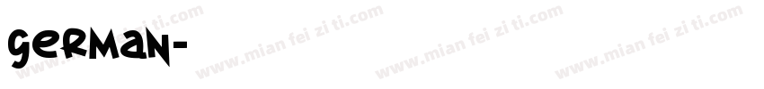 german字体转换