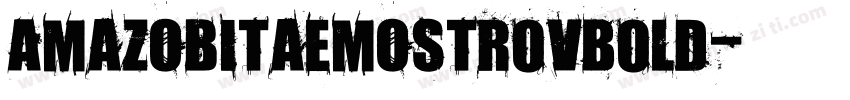 AmazObitaemOstrovBold字体转换