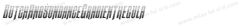 ButchAndSundanceGradientRegular-JPMK字体转换