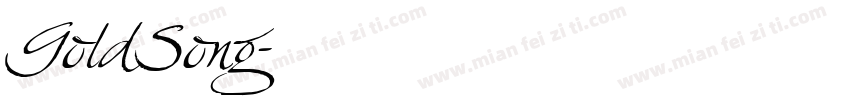 GoldSong字体转换