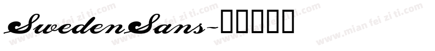 SwedenSans字体转换