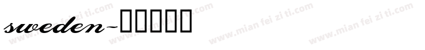 sweden字体转换