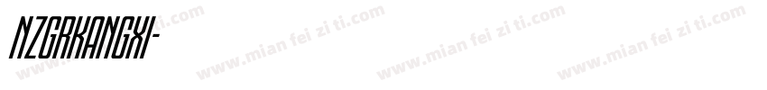 nzgrKangxi字体转换