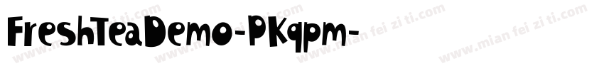 FreshTeaDemo-PKqpm字体转换