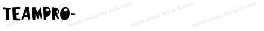 TEAMPRO字体转换