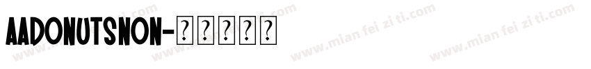 AaDonutsNon字体转换