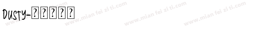Dusty字体转换