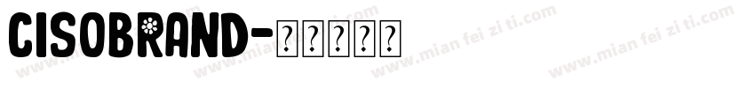 CISOBrand字体转换