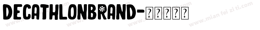 DecathlonBrand字体转换