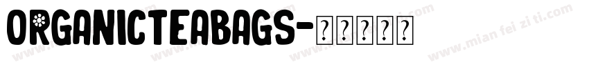 OrganicTeabags字体转换