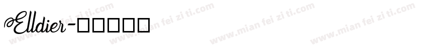 Elldier字体转换