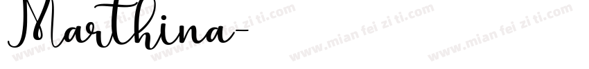 Marthina字体转换