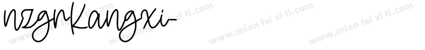 nzgrKangxi字体转换