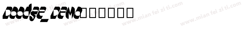Doodge_Demo字体转换