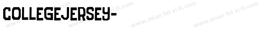 CollegeJersey字体转换