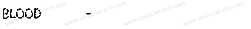 Blood字体转换器字体转换