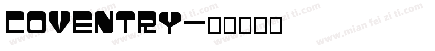 COVENTRY字体转换