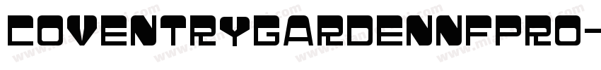 CoventryGardenNFPro字体转换