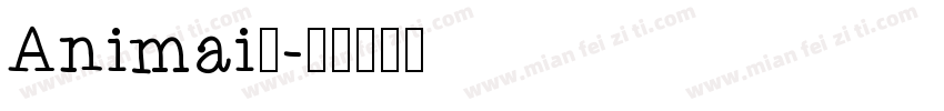 Animai°字体转换