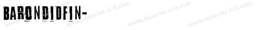 BaronDidFin字体转换