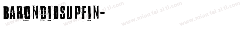 BaronDidSupFin字体转换
